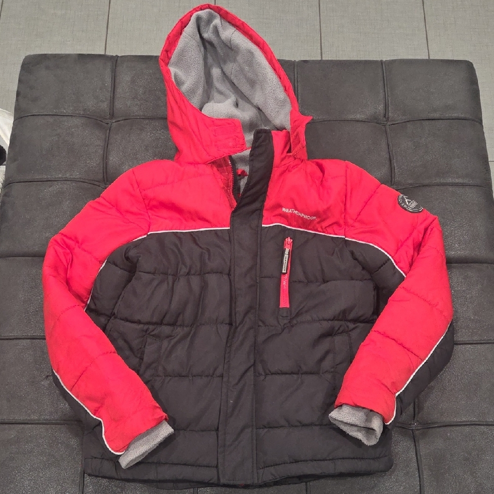Weatherproof Red and Black Kids Puffer Jacket 14